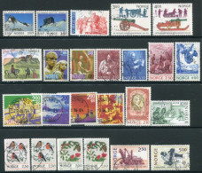 NORWAY 1985 Complete Year Issues Used  Michel 918-939, Block 5 As Single Stamps - Gebruikt