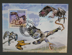 GUINEE BISSAU Oiseaux, Rapaces, Serpents. Yvert BF Oblitéré. Used Emis En 2009 - Aigles & Rapaces Diurnes