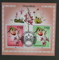 GUINEE BISSAU Fleurs, Orchidées, Orchids Yvert BF N° 543 Oblitéré. Used Emis En 2010 - Orchidées