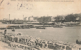 Angers * Vue Prise Du Quai Monge , Pontonniers Faisant Pont à L'occasion De La Visite Du Général ANDRE * Régiment 1905 - Angers