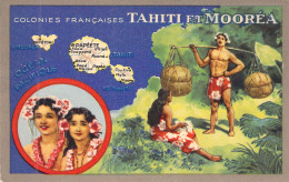 NOUVELLE CALEDONIE - Colonies Françaises - Tahiti Et Mooréa - Carte Postale Ancienne - Nouvelle Calédonie