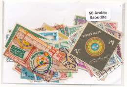 Offer   Lot Stamp - Paqueteria -  Arabia Saudi 50 Sellos Diferentes  (Mixed Co - Vrac (max 999 Timbres)