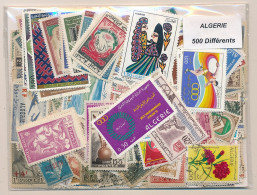 Offer   Lot Stamp - Paqueteria -  Argelia 500 Sellos Diferentes  (Mixed Condit - Vrac (max 999 Timbres)