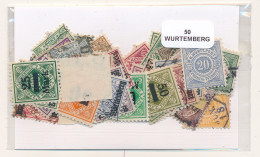 Offer   Lot Stamp - Paqueteria -  Estados Alemanes / Wurtemberg 50 Sellos Dife - Vrac (max 999 Timbres)