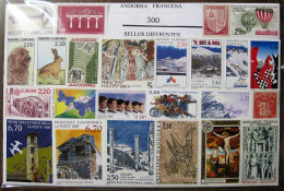 Offer   Lot Stamp - Paqueteria -  Andorra / Francesa 300 Sellos Diferentes  (M - Vrac (max 999 Timbres)