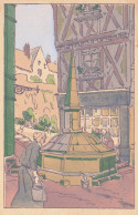 Angers * CPA Illustrateur C.T. * N°23 * La Fontaine Pied Boulet - Angers