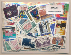 Offer   Lot Stamp - Paqueteria -  Canadá 500 Sellos Diferentes  (Mixed Conditi - Vrac (max 999 Timbres)