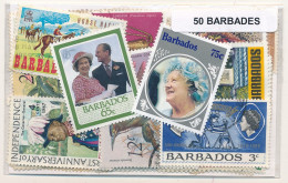 Offer   Lot Stamp - Paqueteria -  Barbados 50 Sellos Diferentes  (Mixed Condit - Vrac (max 999 Timbres)