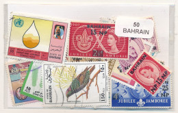 Offer   Lot Stamp - Paqueteria -  Bahrain 50 Sellos Diferentes  (Mixed Conditi - Vrac (max 999 Timbres)