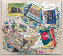 Offer   Lot Stamp - Paqueteria -  Bangladesh 300 Sellos Diferentes  (Mixed Con - Vrac (max 999 Timbres)