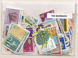 Offer   Lot Stamp - Paqueteria -  Barbados 100 Sellos Diferentes  (Mixed Condi - Vrac (max 999 Timbres)