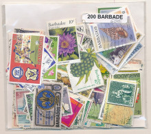 Offer   Lot Stamp - Paqueteria -  Barbados 200 Dsellos Diferentes  (Mixed Cond - Vrac (max 999 Timbres)