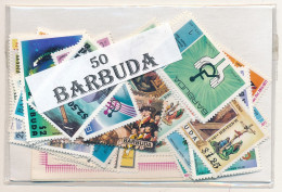Offer   Lot Stamp - Paqueteria -  Barbuda 50 Sellos Diferentes  (Mixed Conditi - Vrac (max 999 Timbres)