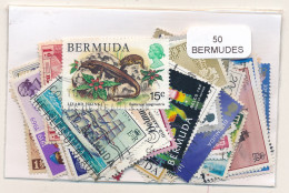 Offer   Lot Stamp - Paqueteria -  Bermuda 50 Sellos Diferentes  (Mixed Conditi - Vrac (max 999 Timbres)