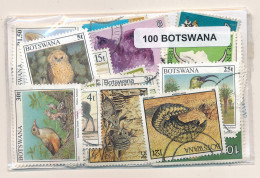 Offer   Lot Stamp - Paqueteria -  Botswana 100 Sellos Diferentes  (Mixed Condi - Vrac (max 999 Timbres)
