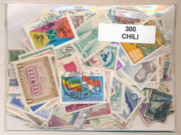 Offer   Lot Stamp - Paqueteria -  Chile 300 Sellos Diferentes  (Mixed Conditio - Vrac (max 999 Timbres)