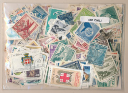 Offer   Lot Stamp - Paqueteria -  Chile 600 Sellos Diferentes  (Mixed Conditio - Vrac (max 999 Timbres)