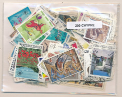 Offer   Lot Stamp - Paqueteria -  Chipre 200 Sellos Diferentes  (Mixed Conditi - Vrac (max 999 Timbres)