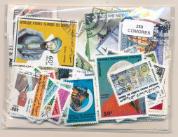 Offer   Lot Stamp - Paqueteria -  Comores 250 Sellos Diferentes  (Mixed Condit - Vrac (max 999 Timbres)