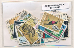 Offer   Lot Stamp - Paqueteria -  Basoutoland 50 Sellos Diferentes / Incluye L - Vrac (max 999 Timbres)