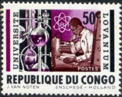 Congo, République Démocratique (Kinshasa)  - Recherche En Laboratoire  : 10ème Anniversaire De L'Université De Lovanium - Neufs