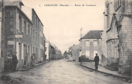 CPA 50 CERENCES ROUTE DE COUTANCES - Andere & Zonder Classificatie