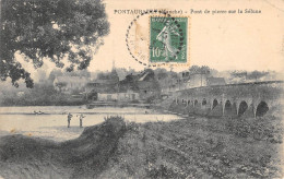 CPA 50 PONTAUBAULT PONT DE PIERRE SUR LA SELUNE - Autres & Non Classés