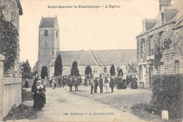 CPA 50 SAINT SAUVEUR LA POMMERAYE L'EGLISE - Sonstige & Ohne Zuordnung