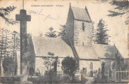 CPA 50 SAINT MALO DE LA LANDE EGLISE - Andere & Zonder Classificatie