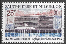 SAINT-PIERRE ET MIQUELON - 1969 - SCUOLA -  USATO ( YVERT 388 - MICHEL 438) - Gebruikt