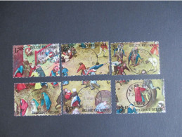 Nr 1437/42 - Kinderspelen - Schilderij Pieter Breughel De Oudere - Centrale Stempels Erembodegem, Edegem, Kraainem - Oblitérés