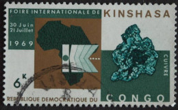 Congo, République Démocratique (Kinshasa)  - Carte De L'Afrique Et Du Cuivre - Unused Stamps