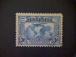 Australia, Scott #112, Used (o), 1931, Southern Cross, 3d, Blue - Oblitérés