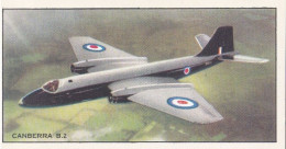 9 Canberra B2  - Modern British Aircraft 1953 - Beaulah Tea -  Trade Card - Churchman