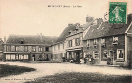 27 - HARCOURT - S14136 - La Place - Café Flahaut Epicerie - L23 - Harcourt