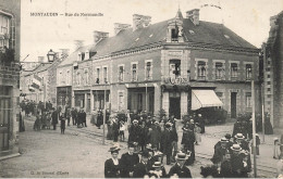 Montaudin * Rue De Normandie * Jour De Fête Au Village ? * Café * Villageois - Sonstige & Ohne Zuordnung