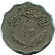10 FILS 1957 IBAK IRAQ Münze #AP340.D - Irak
