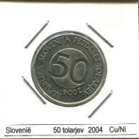 50 TOLARJEV 2004 SLOWENIEN SLOVENIA Münze #AS572.D - Slovénie