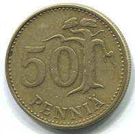 50 PENNIA 1963 FINLANDE FINLAND Pièce #WW1109.F - Finland