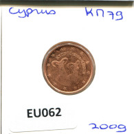 2 EURO CENTS 2009 CHYPRE CYPRUS Pièce #EU062.F - Chipre