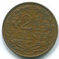 2 1/2 CENT 1959 CURACAO NÉERLANDAIS NETHERLANDS Bronze Colonial Pièce #S10159.F - Curacao