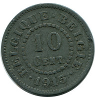 10 CENTIMES 1915 DUTCH Text BELGIQUE BELGIUM Pièce #BA412.F - 10 Cent