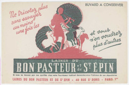 Buvard  Laines Du Bon Pasteur Et De St Epin - L