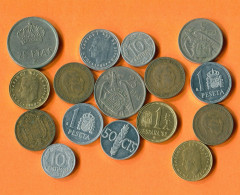 SPAIN Coin SPANISH Coin Collection Mixed Lot #L10222.1.U -  Verzamelingen