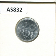 20 FILLER 1987 SIEBENBÜRGEN HUNGARY Münze #AS832.D - Hongrie