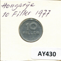 10 FILLER 1977 HUNGARY Coin #AY430.U - Hongrie