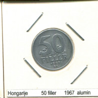 50 FILLER 1967 HUNGARY Coin #AS505.U - Hongrie