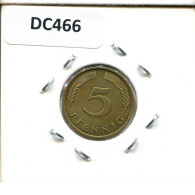 5 PFENNIG 1991 J WEST & UNIFIED GERMANY Coin #DC466.U - 5 Pfennig