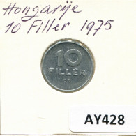 10 FILLER 1975 SIEBENBÜRGEN HUNGARY Münze #AY428.D - Hongrie