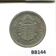 HALF CROWN 1961 UK GRANDE-BRETAGNE GREAT BRITAIN Pièce #BB144.F - K. 1/2 Crown